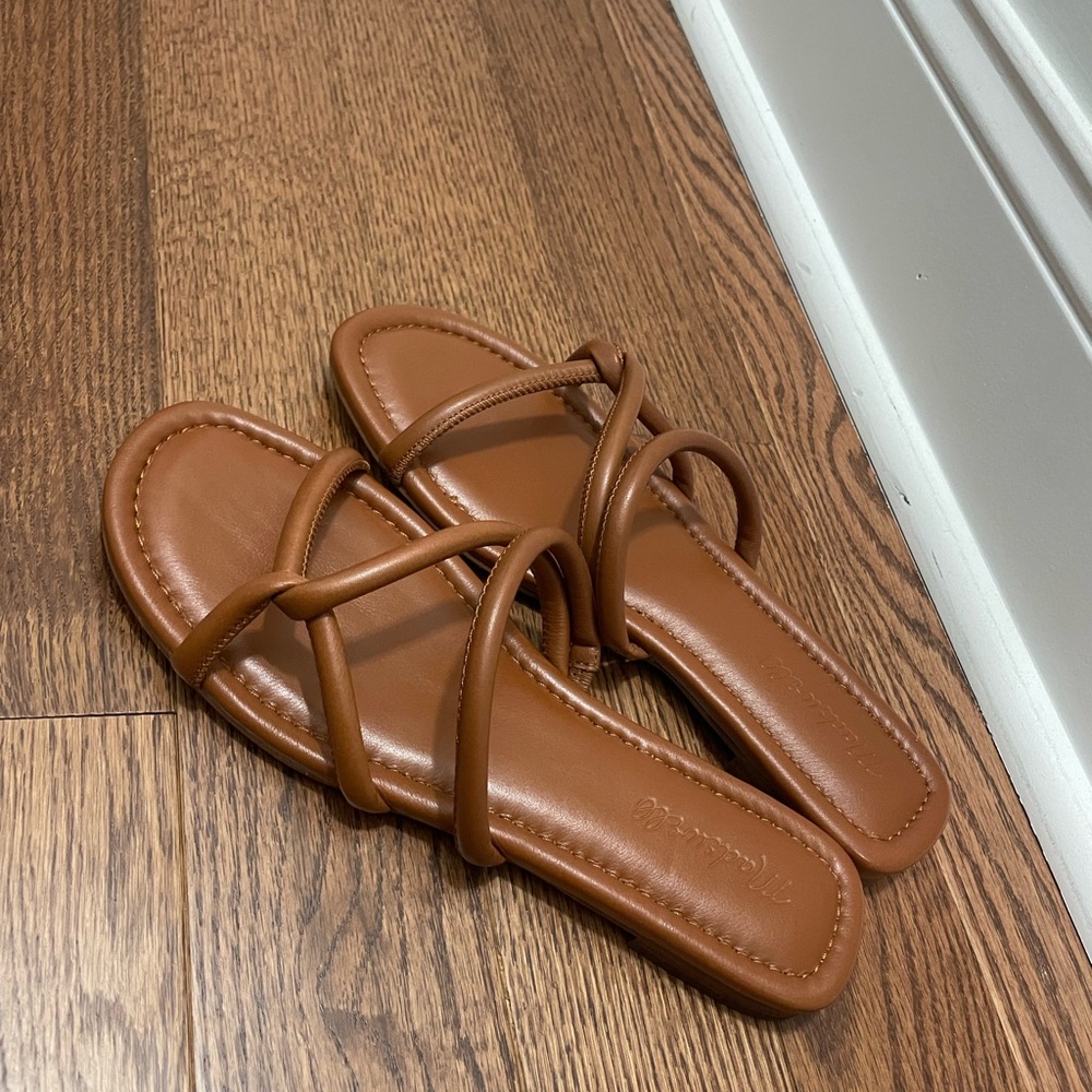 Madewell Brown Strappy Sandals